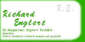 richard englert business card